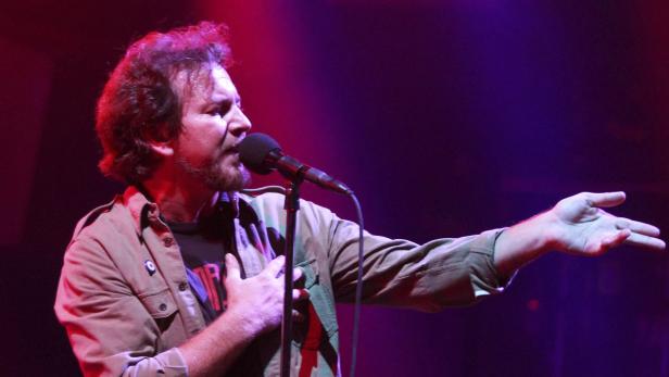 Pearl Jam-Frontman Eddie Veder am Mittwochabend in Wien
