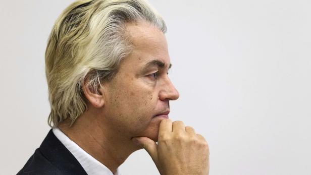Die gebleichten Haare sind sein Markenzeichen: Geert Wilders zelebriert die Rolle des Polit-Rebellen.