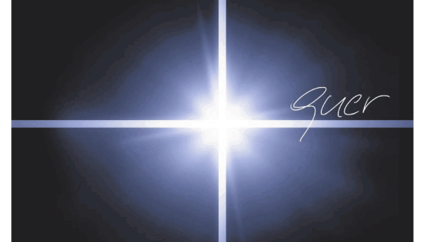 Titelseite der Kleinen Zeitung vom 18. April 2014 mit einem Lichtkreuz und dem Wort „Quer“.