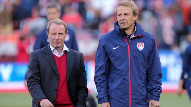 Berti Vogts (li.) mit Jürgen Klinsmann