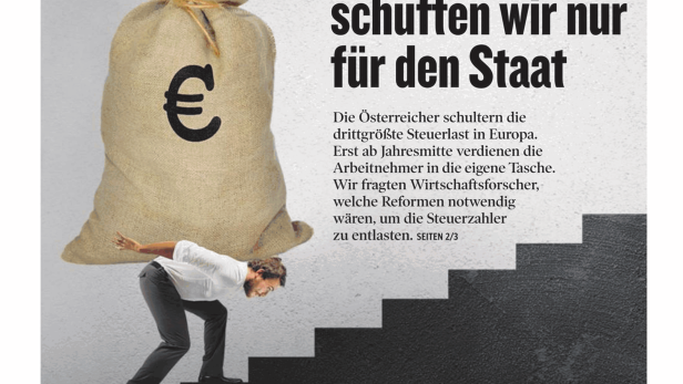 Schlagzeile vom 09.05.2014Bis 25. Juli schuften wir nur für den StaatKleine Zeitung Kärnten