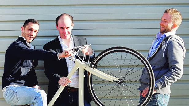 Usama Assi, Stephan Hebenstreit und Martin Trink haben ein leichtes E-Bike entwickelt – und in wenigen Tagen über 656.000 Euro auf der Crowdinvesting-Plattform Companisto gesammelt.