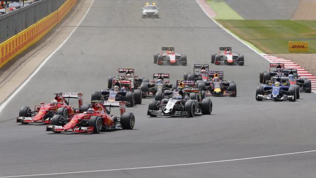 Das Rennen in Silverstone am Sonntag sorgte für große Spannung.