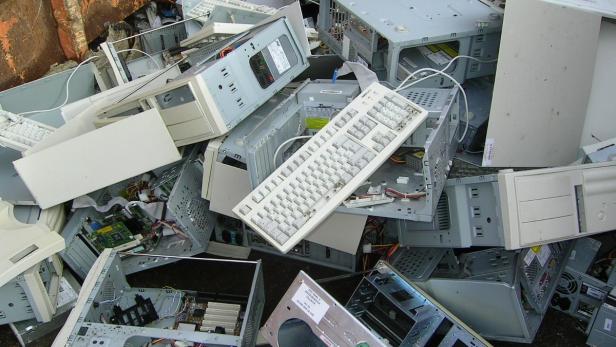 Elektroschrott: Die kurze Nutzungsdauer belastet die Umwelt.