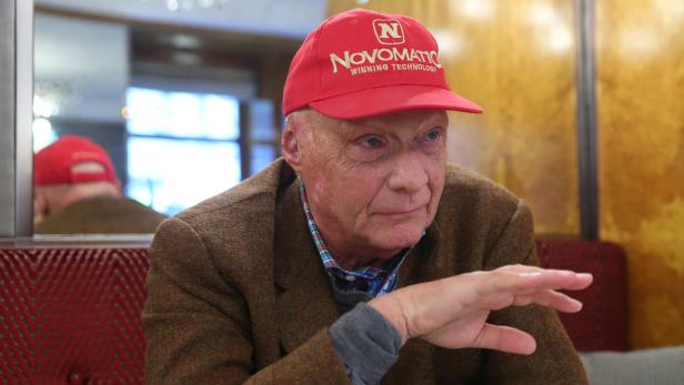 Der erfahrene Pilot Niki Lauda