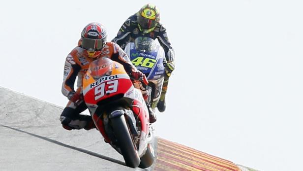Das Duell der Giganten: Marc Marquez und Valentino Rossi starten in die Saison der Moto GP.