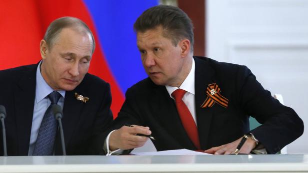 Putin und Miller sind enge Vertraute.