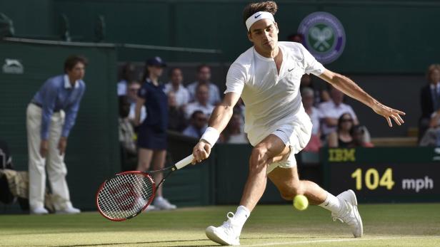 Roger Federer hatte im Achtelfinale keine Mühe.