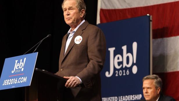 Wahlkampf-Einsatz für den Bruder: Ex-Präsident Bush