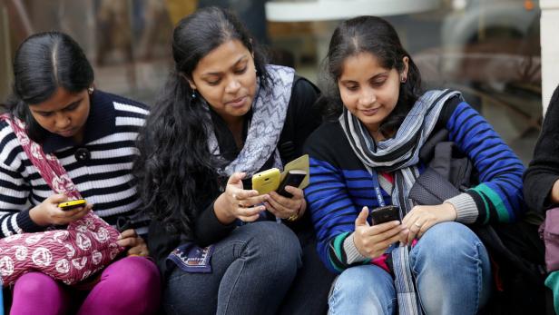 Indien ist hinter China bereits der zweitgrößte Smartphone-Markt der Welt.