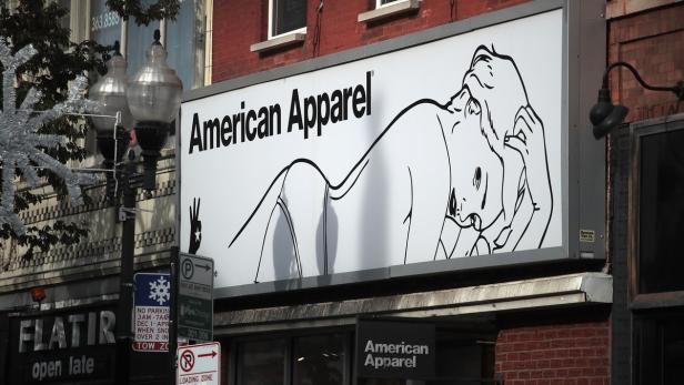 American Apparel-Filiale in Chicago, Illinois.