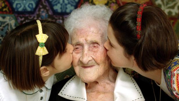Ältester Mensch: Jeanne Calment starb 1997 im Alter von 122 Jahren.