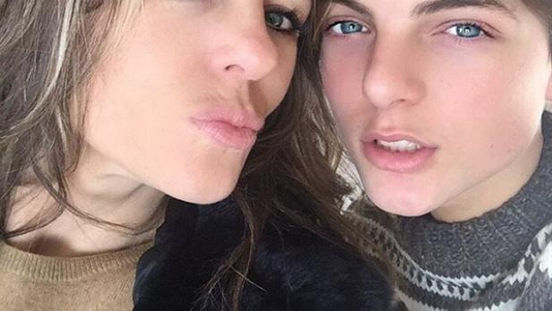 Liz Hurley: Ihr Sohn sieht aus wie ihr Zwilling