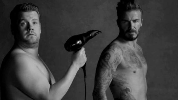 Beckham und Corden: Witziger Unterwäsche-Sketch