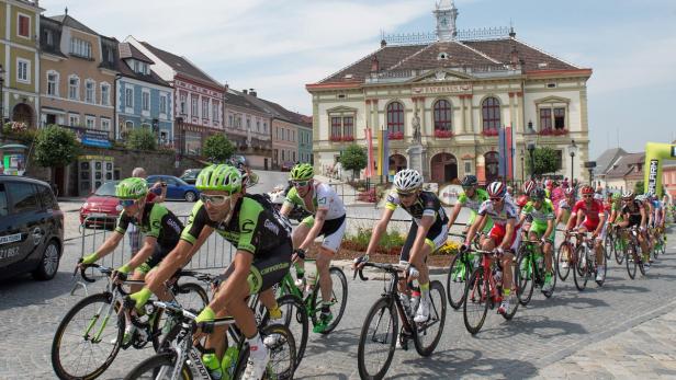 Die Ö-Tour führte die Fahrer am Montag von Litschau nach Grieskirchen.