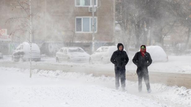Kälte von bis zu minus 34 Grad in Osteuropa