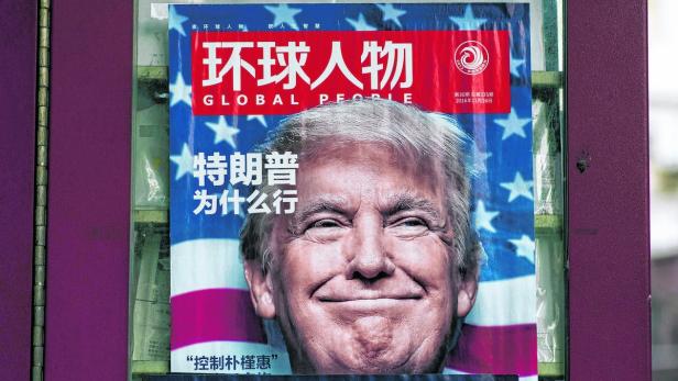 Trump beherrscht auch die Schlagzeilen chinesischer Medien.