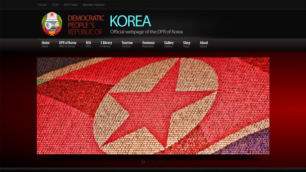 Nordkorea vertraut US-Webdesign