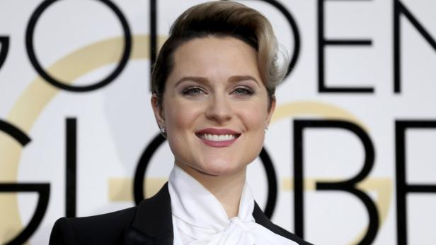 Evan Rachel Wood auf dem roten Teppich der Golden Globe Awards.