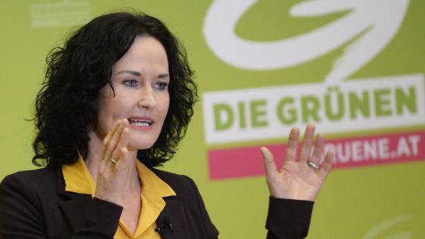 Bundessprecherin und Klubofrau der Grünen Eva Glawischnig.