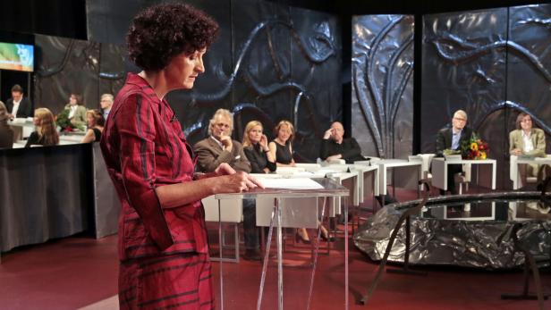 Die Bachmann-Preisträgerin von 2011, Maja Haderlap, in Klagenfurt