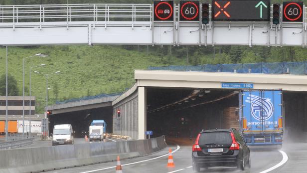 Das Nordportal des Tauerntunnels bei Flachau.