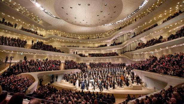 Der Große Saal in der Elbphilharmonie in Hamburg