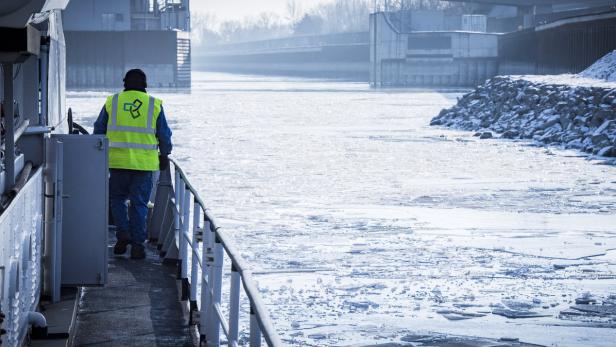 Der Eisbrecher im Einsatz