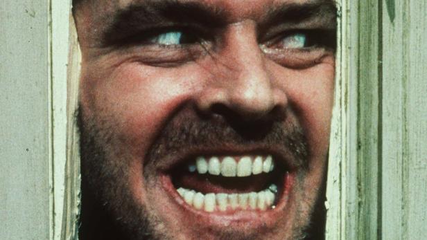 Jack Nicholson als Jack Torrance in einer Szene aus dem Film „The Shining“.