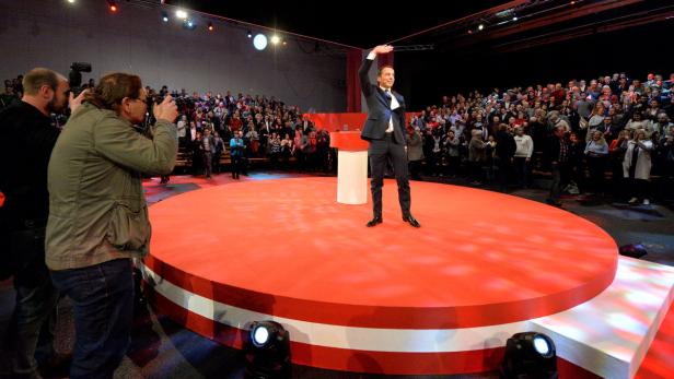 Bundeskanzler Christian Kern bei der Rede zur Zukunft Österreichs