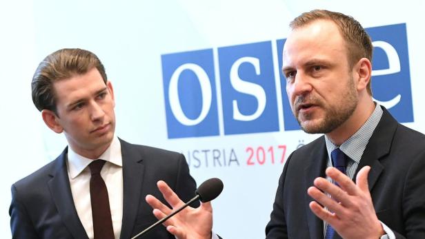 Peter Neumann (r.) ist neuer Sonderbeauftragter der OSZE