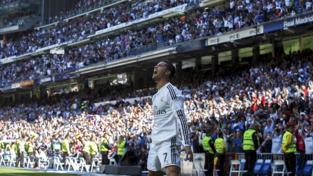 Ronaldo gelangnoch vor der Pause der 24. Liga-Hattrick seiner Karriere.