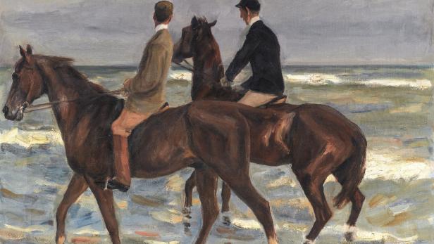 Max Liebermann: &quot;Zwei Reiter am Strand&quot; (1901), Schätzwert 350,000 - 550,000´Pfund (rund 490.000-770.000 Euro)