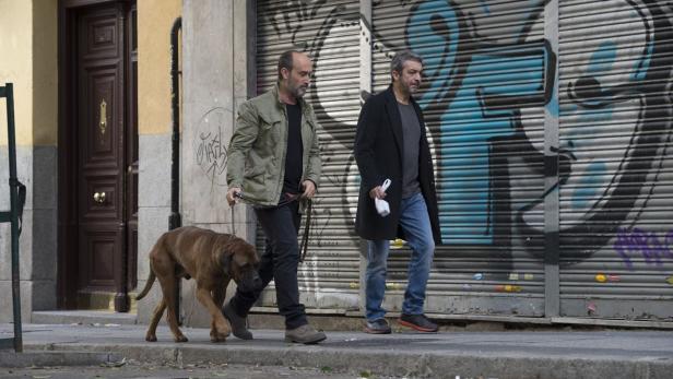 Beste Freunde mit Hund: Ricardo Darin (re.) und  Javier Camara