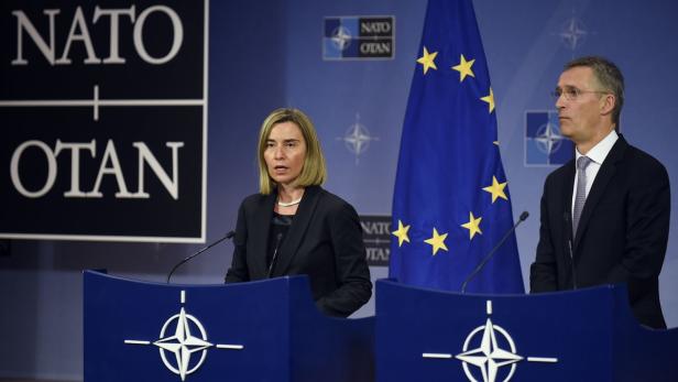 EU-Außenbeauftragte Mogherini und NATO-Generalssekretär Stoltenberg sind besorgt