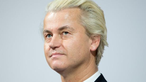 Ein Porträt des niederländischen Politikers Geert Wilders.