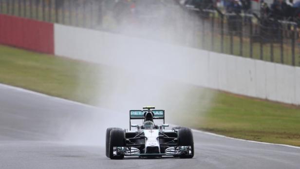 Nico Rosberg startet beim Großbritannien-GP aus der Pole Position.