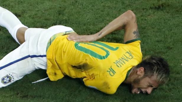 Für Brasiliens Stürmerstar Neymar endete die WM schmerzvoll