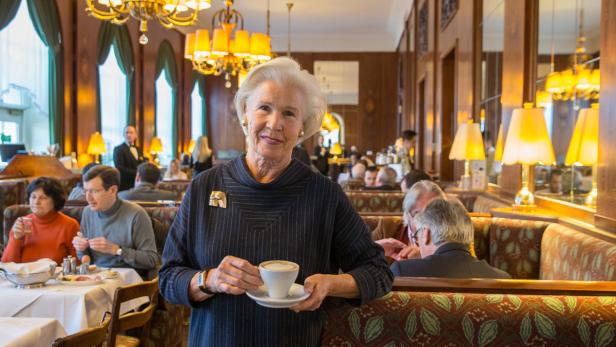 Als Anita Querfeld das Café Landtmann übernahm, hatte es kaum Gäste. Nun ist es stets gut besucht