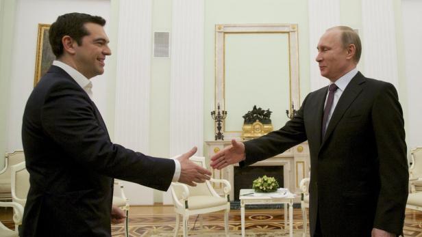 Am Mittwoch empfing der russische Präsident den griechischen Premier Alexis Tsipras.