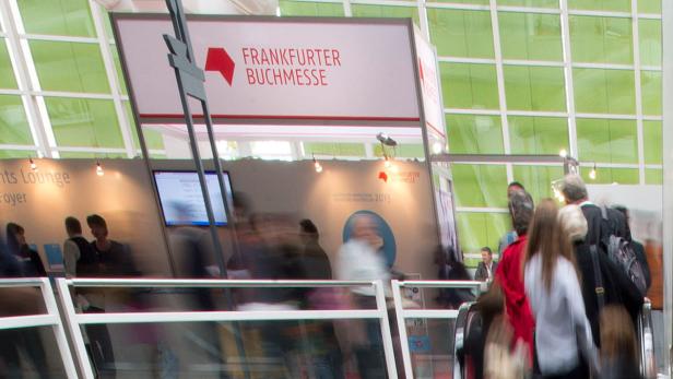 Besucher auf der Frankfurter Buchmesse.