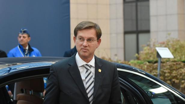 Maroš Šefčovič bei einem Treffen in Brüssel.