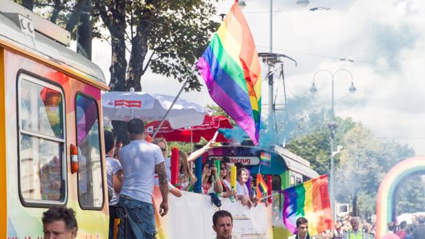 Am Samstag fand in Wien bereits zum 19. Mal die Wiener Regenbogenparade auf der Ringstraße statt. Lesben, Schwule, Transgender-Personen und Heterosexuelle demonstrieren dabei gemeinsam gegen Diskriminierung.