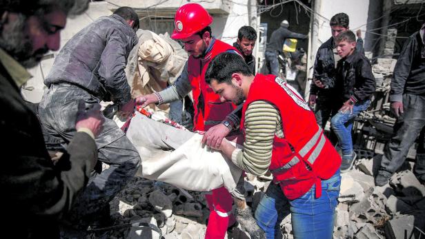 Am Tag vor der Waffenruhe bombten russische und syrische Jets fast ohne Pause.