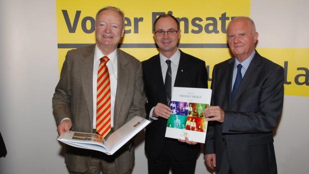 Kohl, Steindl und Korbatits präsentierten das neue Buch über die ÖVP