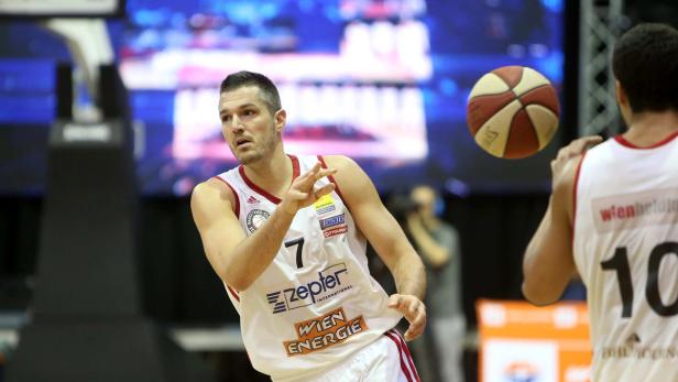 Basketball ABL 2014/15 Grunddurchgang 33.Runde BC Stjepan Stazic (7) & Co. siegten klar.