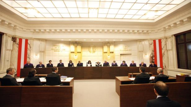 Verfassungsgerichtshof, Richter, Verhandlung