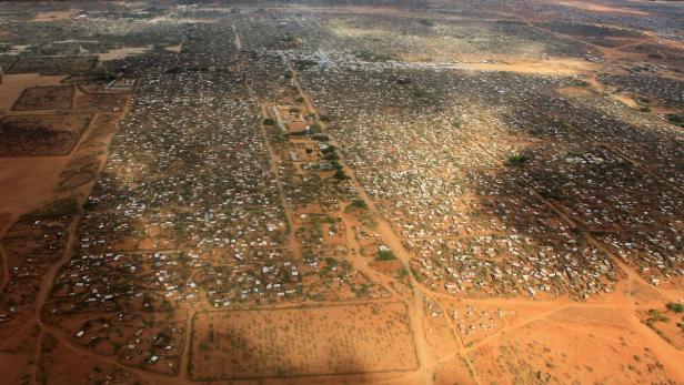 File photo of an aerial view showing makeshift she Dadaab: Gigantische Dimensionen