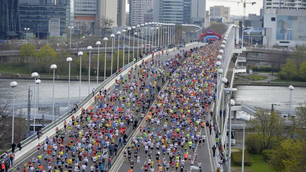 Startschuss für den Vienna City Marathon.