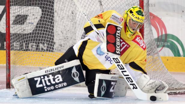 Capitals-Goalie Matthew Zaba hielt den Sieg fest.